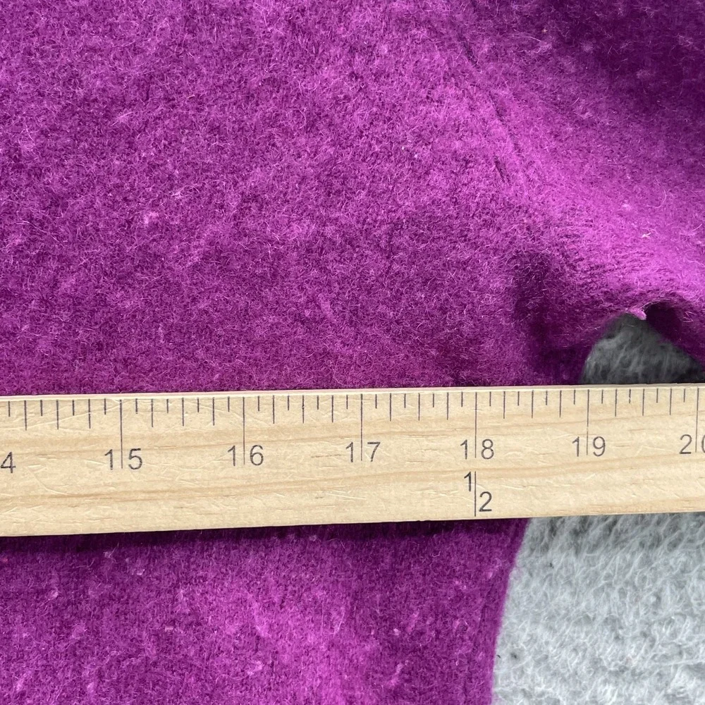 100% Cashmere Sweater Women's Medium Purple Preppy Classic Academia‎ 90's Winter